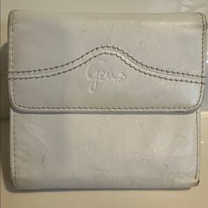 Genuine Leather White Women's Wallet